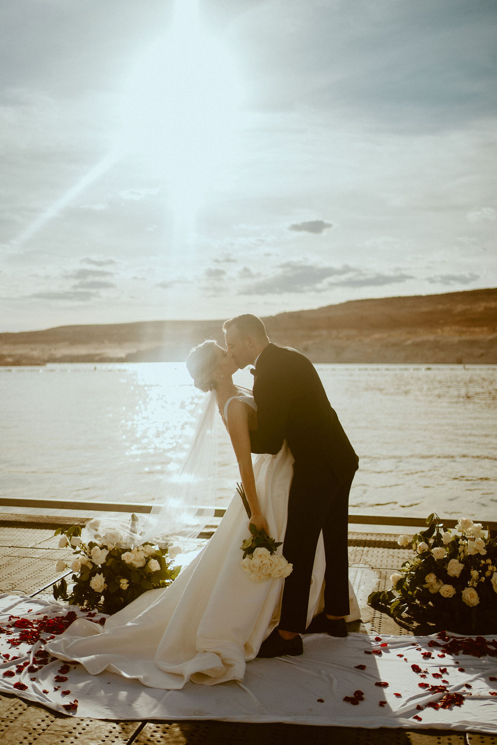 Lake Powell Houseboat Elopement Ceremony 