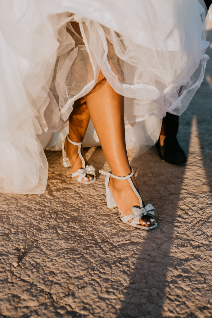 Bridal Shoes at the Eldorado Dry Lake Bed