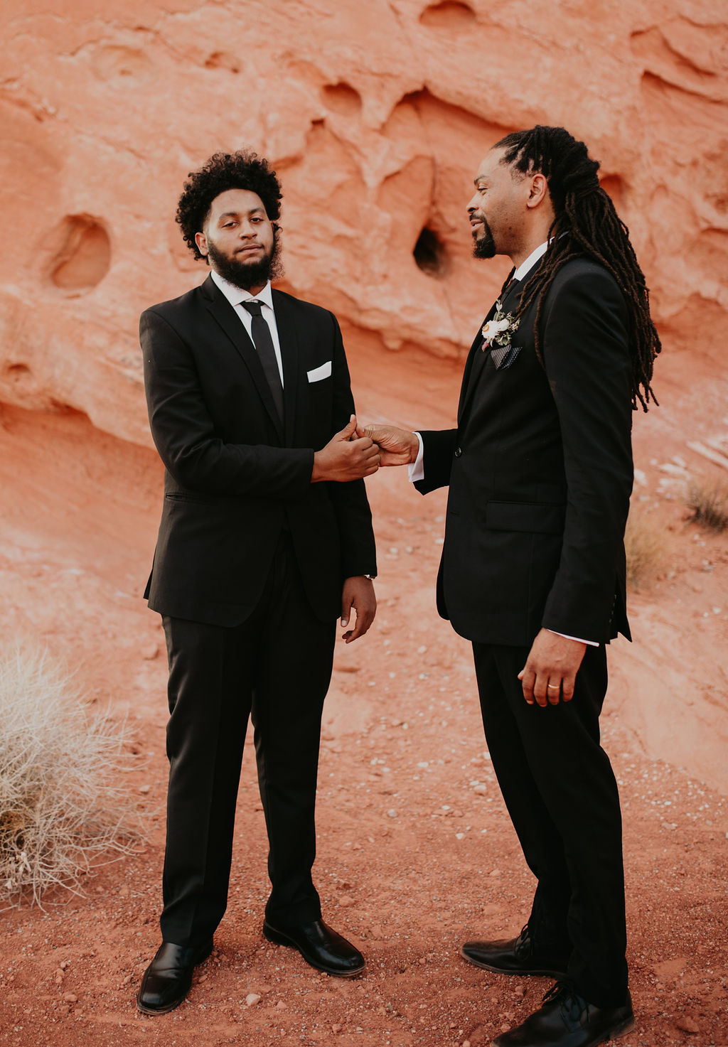 Groom with Son at Valley of Fire 