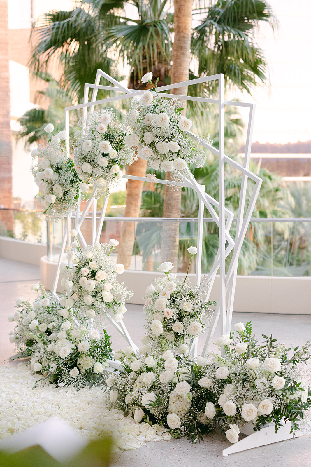 Modern and Timeless Ceremony Arch 