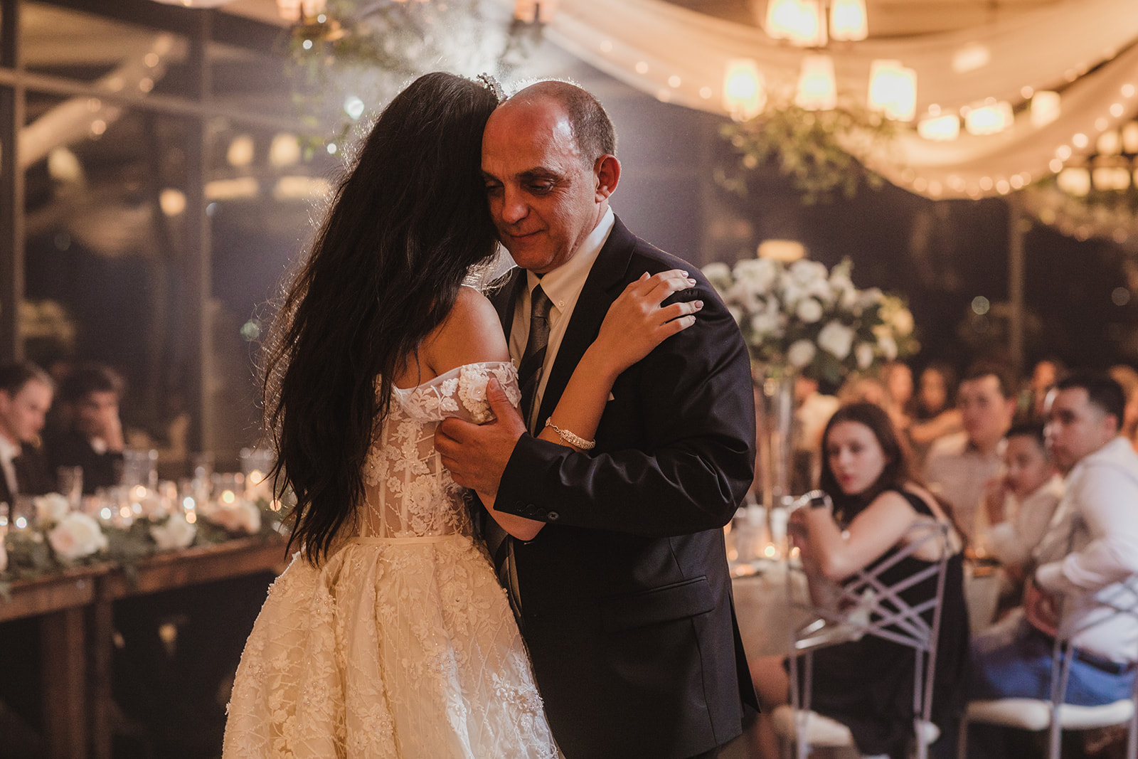 Bride dancing with Father during Wedding Reception 