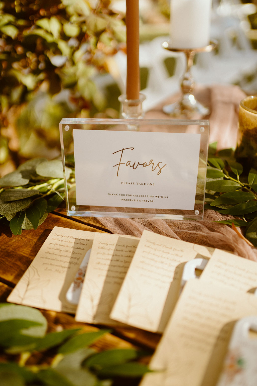 Custom Favors for Wedding Guests 