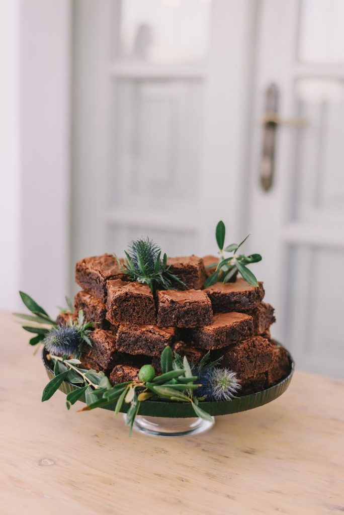 Brownies for Alternative Elopement Cake  