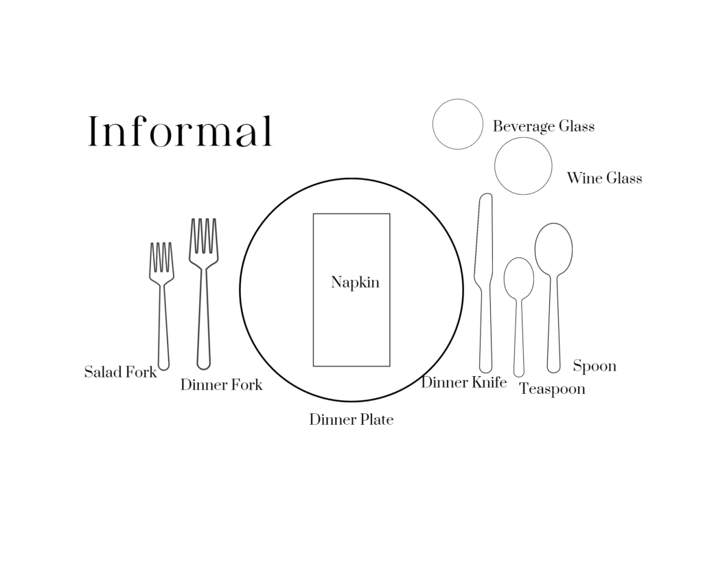 How to Style the perfect Holiday Table! Informal table setting layout for dinner