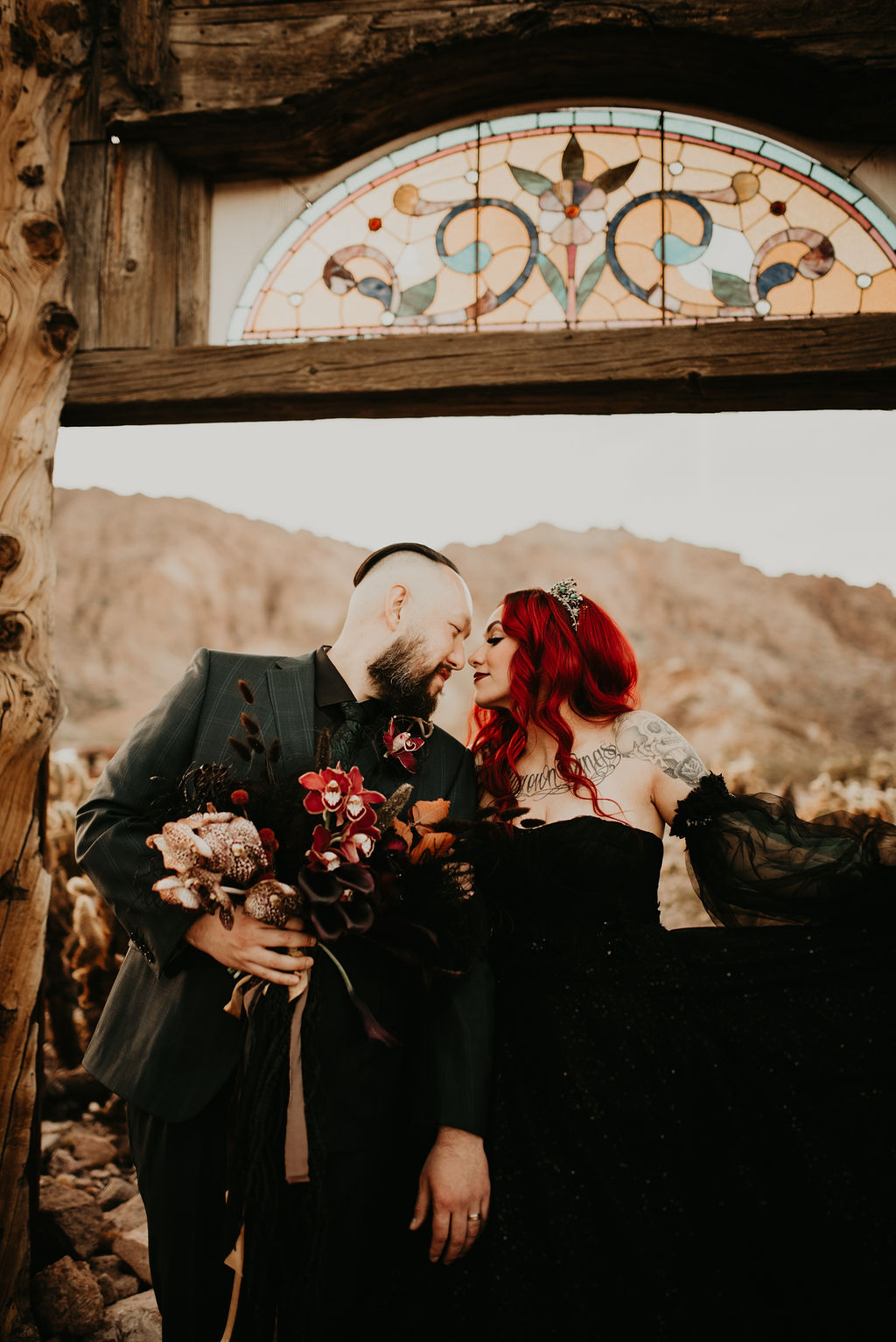 Halloween Elopement at Nelson's Ghost Town