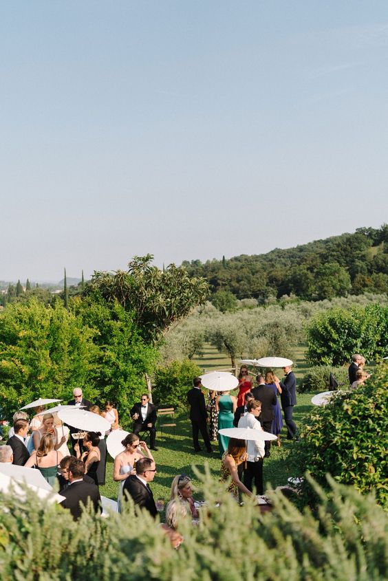 All Things Wedding Weekend. Outdoor Tuscan welcome party 