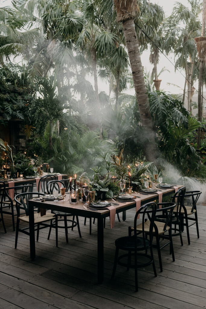 Love Beyond Borders: Top Wedding Destinations of 2024 That Will Steal Your Heart! Tulum Jungle Tablescape 