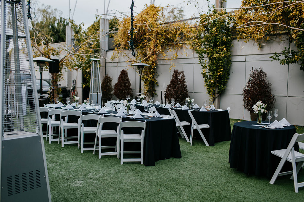 Unleash the Magic: Why Your First Look Should Steal the Show. Black and white reception 