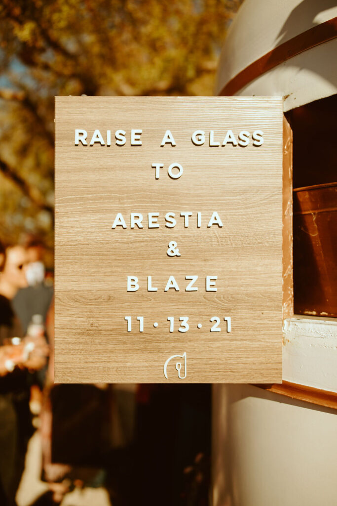 10 Must-Have Wedding Signs for Your Big Day. Raise a glass wedding sign. 