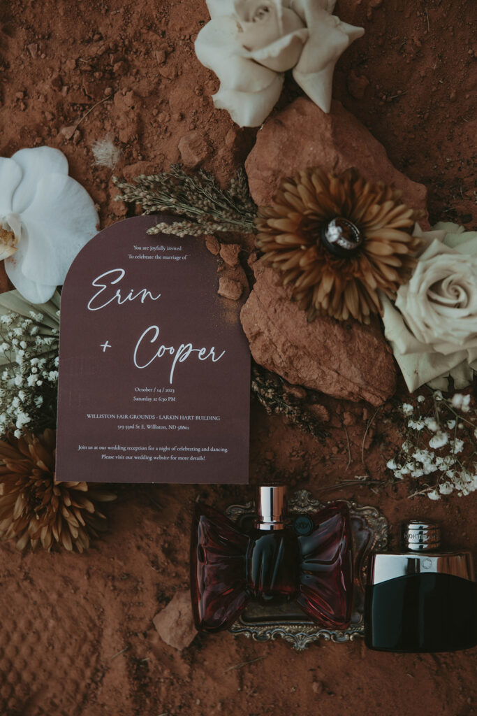 Elevate your Wedding Swag with this Invitation Inspiration Guide. Arched wedding invite 