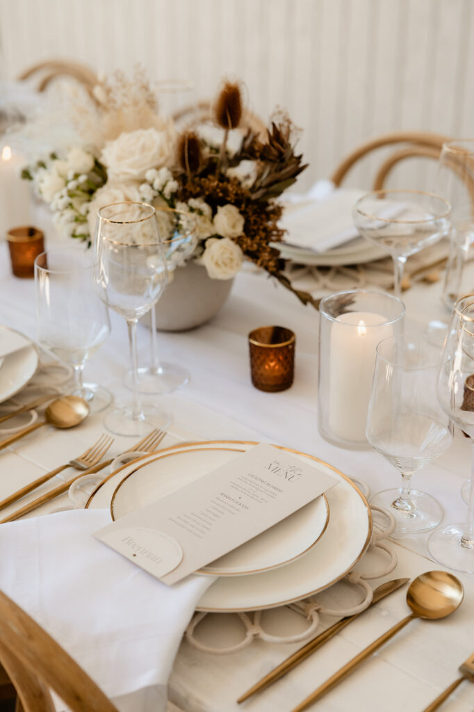Yosemite Micro-Wedding: Why Intimate Celebrations are a Vibe. Place setting for reception 