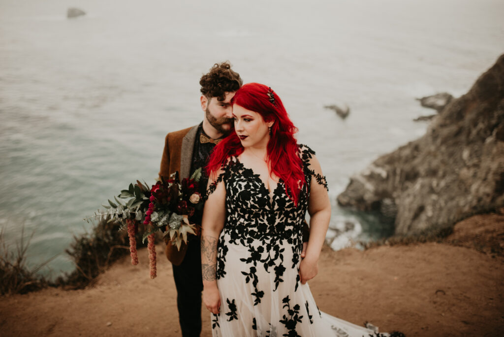 A romantic intimate beach wedding