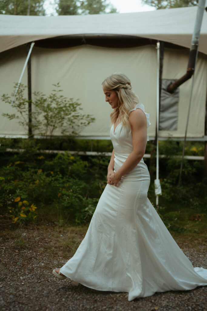 Glacier National Park Wedding, Niki Day Creative The Brides Walking 