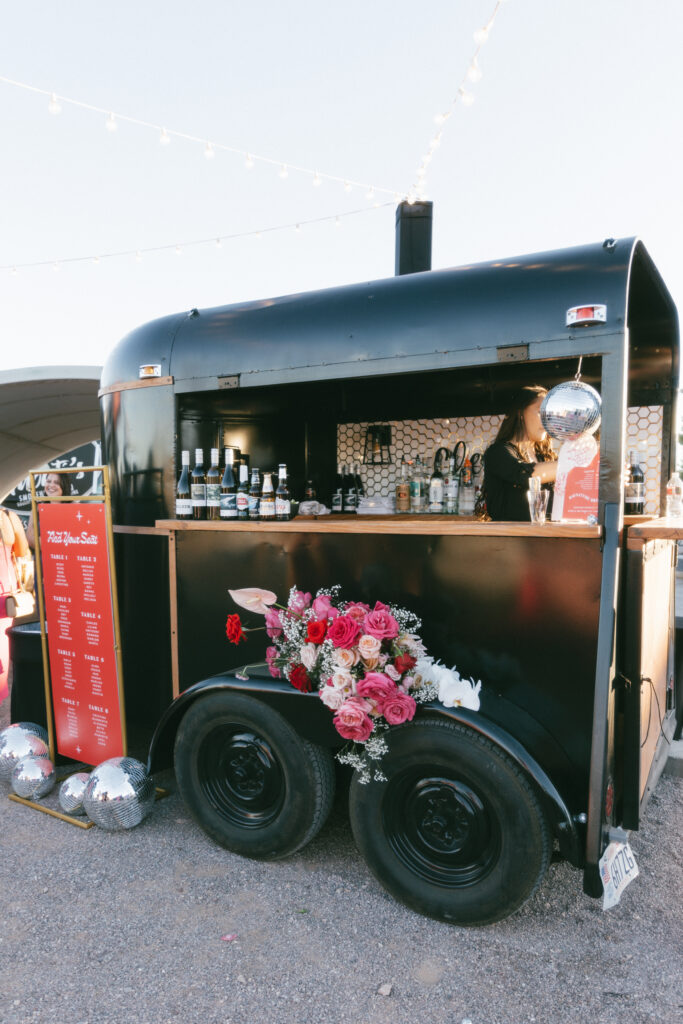 What is a Micro Wedding traveling bar modern mixtures