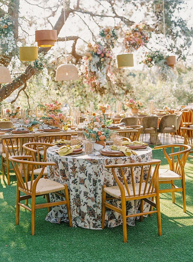 photo of reception at a california wedding venue by the beach