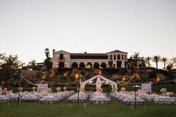 european style wedding venue in california for a reception space