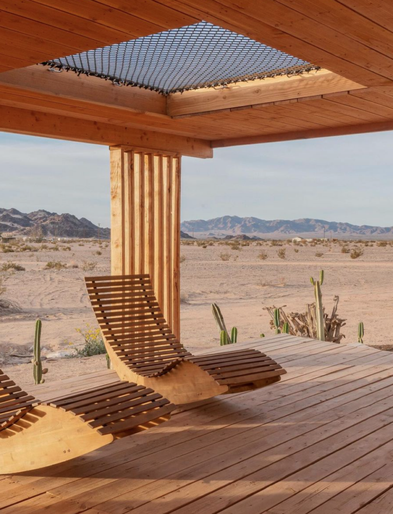 outdoor desert wedding venue space in Joshua Tree