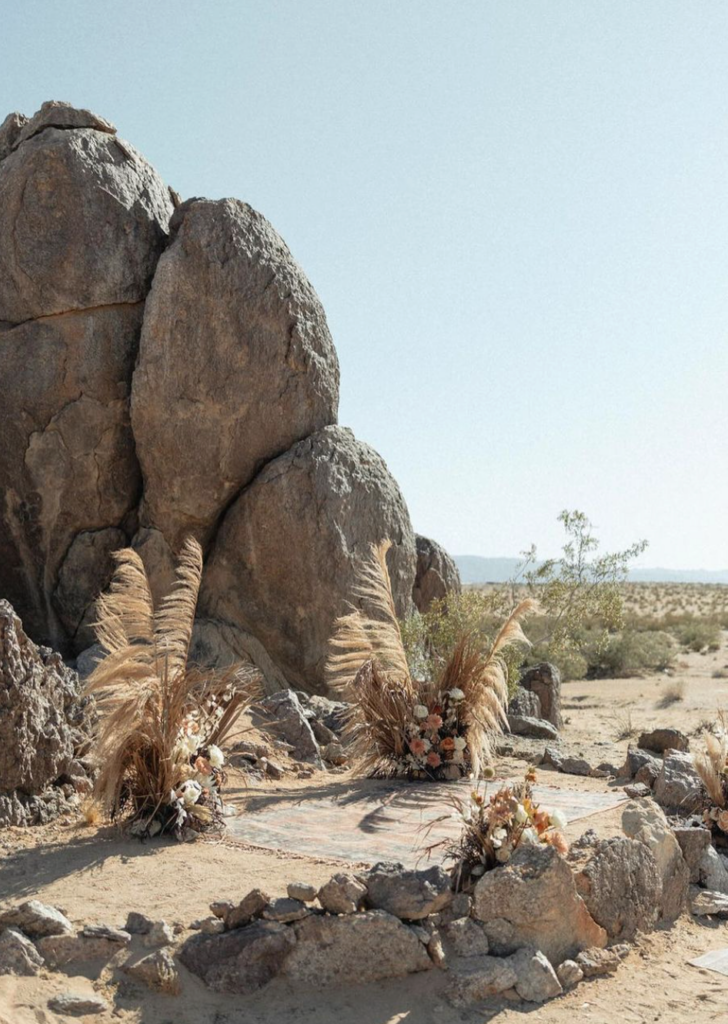 Joshua Tree wedding ceremony location