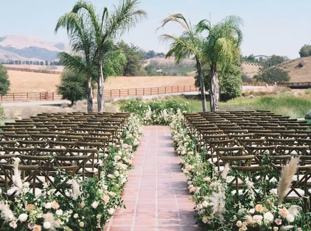 Lo Lomita Ranch wedding ceremony space in San Luis Obispo California