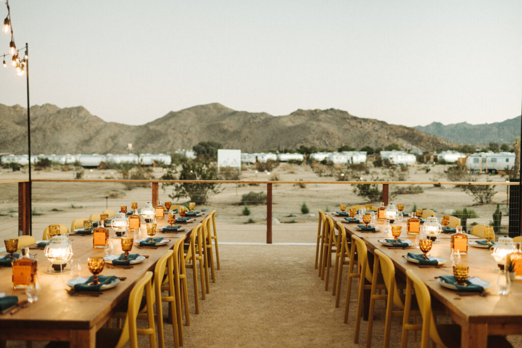 photo of reception space from the best california wedding venues