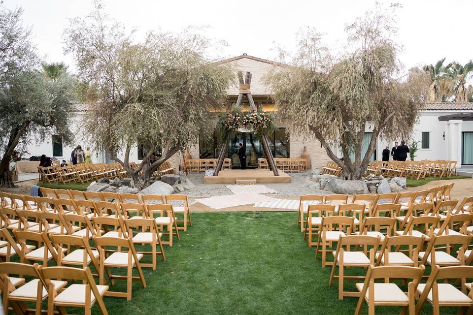 photo of ceremony space from the best california wedding venues